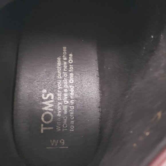 TOMS Leather Ankle Boots with Back Zipper Tassel Dark Brown Womens Size 9 - Picture 7 of 11